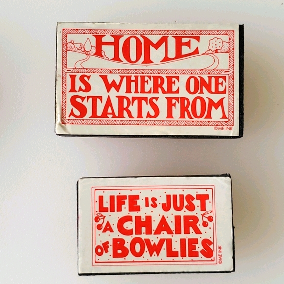 MARY ENGLEBREIT4 rubber stamps sentiments greetings cardmaking scrabooking craft - Picture 2 of 6